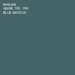 #446468 - Blue Bayoux Color Image
